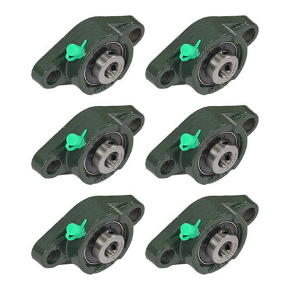 Solid Spare 6pcs UCFL201-8 Pillow Block Bearing With 1/2" Bore Solid Base Self Alignment