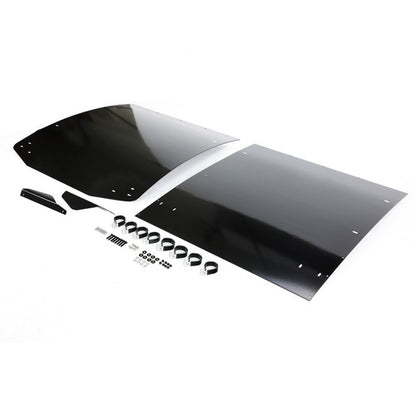 Solid Spare Top Roof Aluminum Powder Coated Black For Polaris RZR Turbo S 4 2022