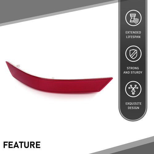 Solid Spare Fit For 08-11 Mercedes-Benz W164 ML-Class Rear Bumper Reflector Light Left Side