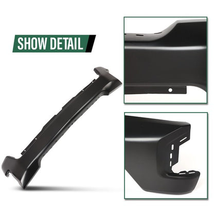Solid Spare Front Bumper Face Bar w/o Sensor Holes Fit For 2019-2022 Chevy Silverado 1500