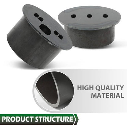 Solid Spare New Universal Front Air Ride Brackets Kit Cups 4.5" OD For Chevy Car Truck