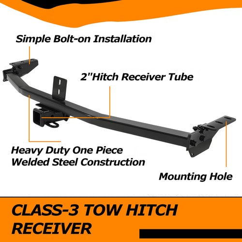 Solid Spare Class 3 Trailer 2" Receiver Tow Hitch For Honda Pilot 03-08 Acura Mdx 01-06