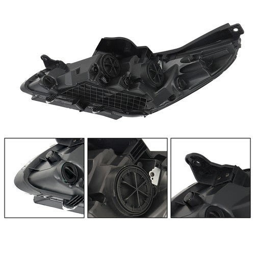 Solid Spare Headlight Headlamp Assembly For Hyundai Sonata 2015-17 Clear Halogen Right Side