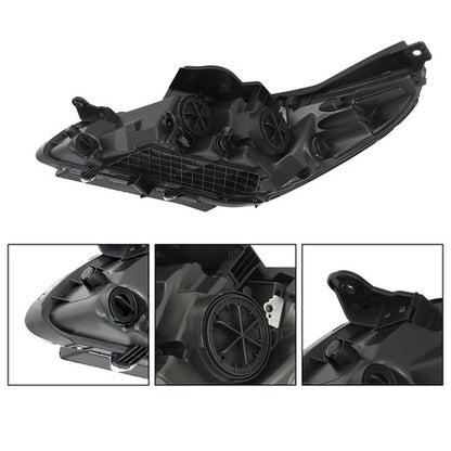 Solid Spare Headlight Headlamp Assembly For Hyundai Sonata 2015-17 Clear Halogen Right Side