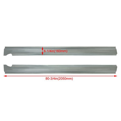Solid Spare PAIR Slip-on Rocker Panels For 2009-18 Dodge Ram 1500 2500 3500 Pickup Crew Cab