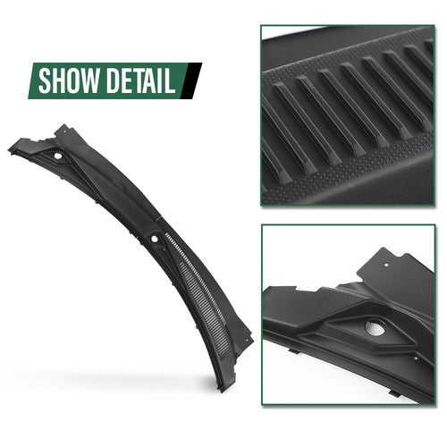 Solid Spare Fit For 2006-2010 Jeep Grand Cherokee Windshield Window Wiper Cowl Cover Panel