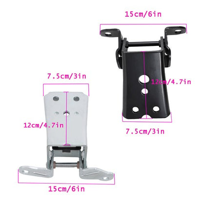 Solid Spare Suitable For Ford&Mercury 1978-1997 Front Door Hinge Upper Lower LH+RH Side 4PCS