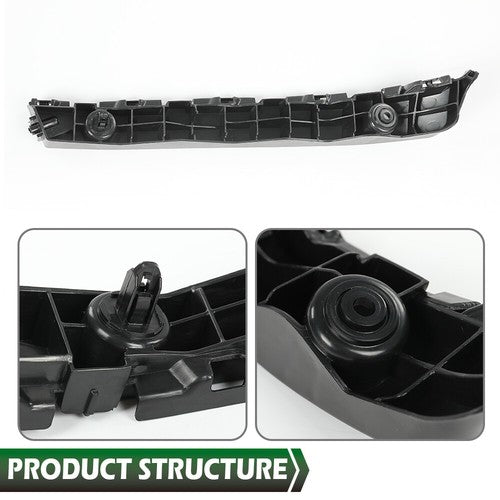 Solid Spare Fit For 2011-2020 Toyota Sienna Front Bumper Cover Retainer Brackets Pair