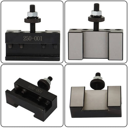 Solid Spare New OXA 250-001 4Pcs OXA #1 Quick Change Turning & Facing Lathe Tool Post Holder