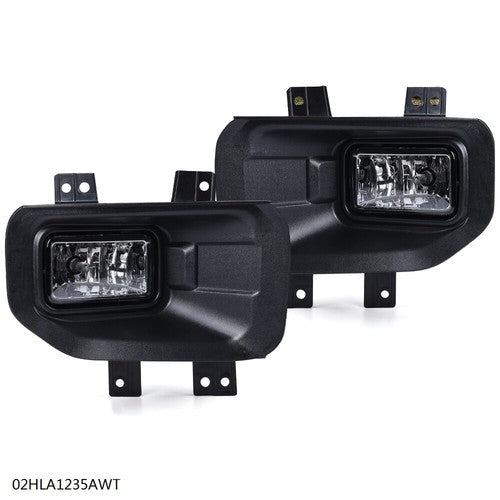 Solid Spare Fit For Ford F150 Pickup Front Bumper Fog Lights Driving Lamps Pair Left + Right