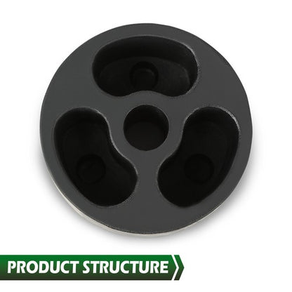 Solid Spare Universal 2" Tall x 3" Wide Wide Body Lift Block Replacement Black