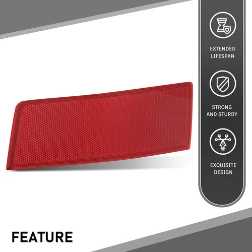 Solid Spare Rear Bumper Reflector Light Fit For 2010 2011 2012 Mercedes Benz GLK350 Right