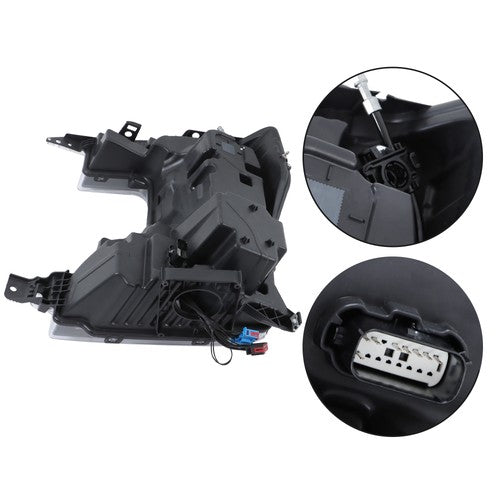 Solid Spare For Ford F250 F350 Super Duty 2020-2022 LH+RH Headlights Replacement LED Housing