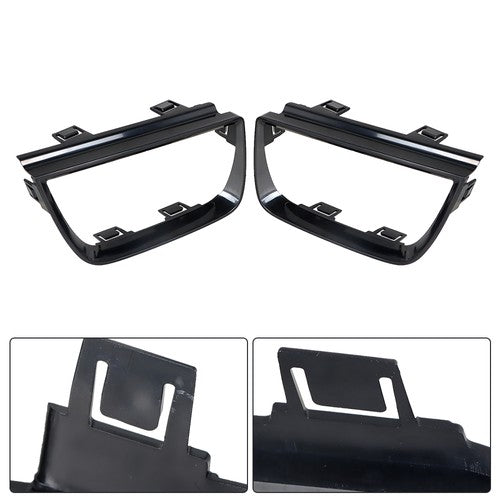 Solid Spare Set Of 4 Fit For Chevy Camaro Series 2010 - 2013 Tail Light Bezel Covers Black