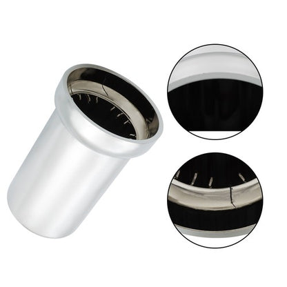 Solid Spare 33mm Lug Nut Covers Chrome Push On Style Plastic Tube Style Fit For Truck
