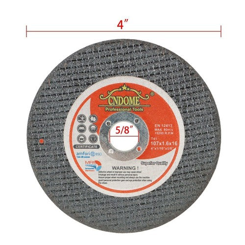 Solid Spare 50pcs 4" x 1/16" x 5/8" Cutting Discs Cut-off Wheel - Metal & Stainless Steel