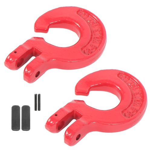 Solid Spare 3/8" G80 Logging Chain Choker Hook - 6900Lbs Working Load Limit Pack of 2