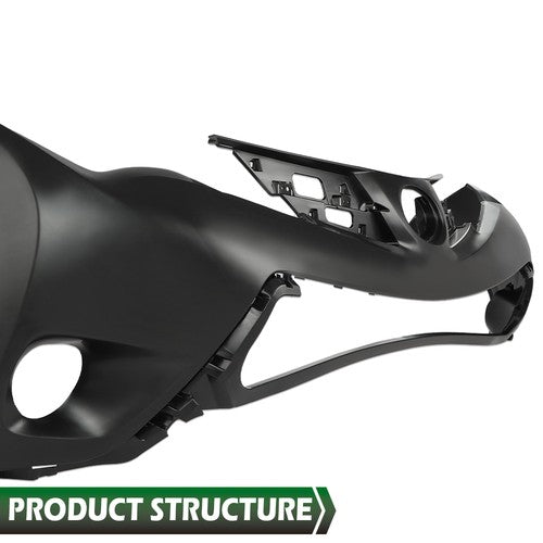 Solid Spare Front Upper Bumper Cover Fit For 2013 2014 2015 Toyota RAV4 USA Built Plastic