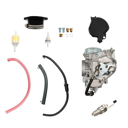 Solid Spare For Kawasaki KEF300A 1995-2000 KEF300B 2000-2003 Carburetor Kit