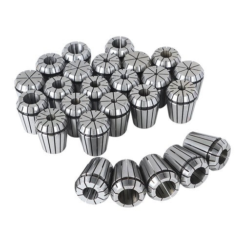 Solid Spare 25 Pcs Collet Set ER32 Collet Chuck 1/16 inch-3/4 inch Holder Spring Collet New