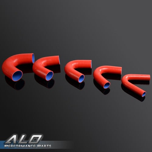 Solid Spare Fit For 3 3/4" To 3 3/4" Hose 95mm 135?? Turbo Silicone Elbow Coupler Pipe Red