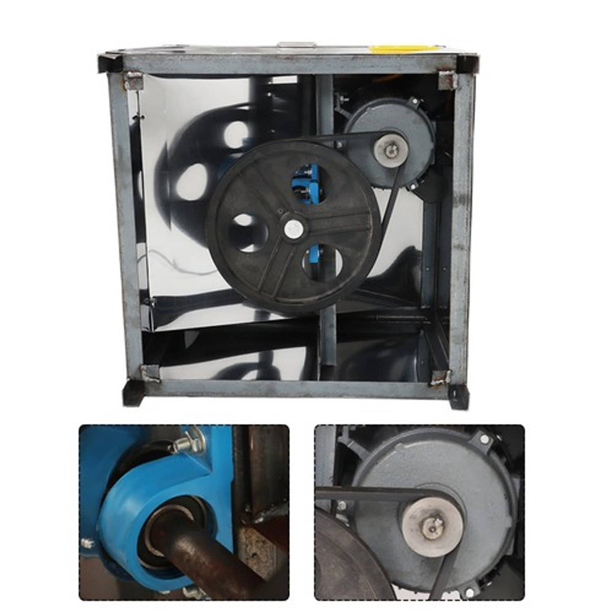 Solid Spare Chicken Plucker Machine 110V/60HZ Poultry De-Feather Stainless Steel Drum 1500W