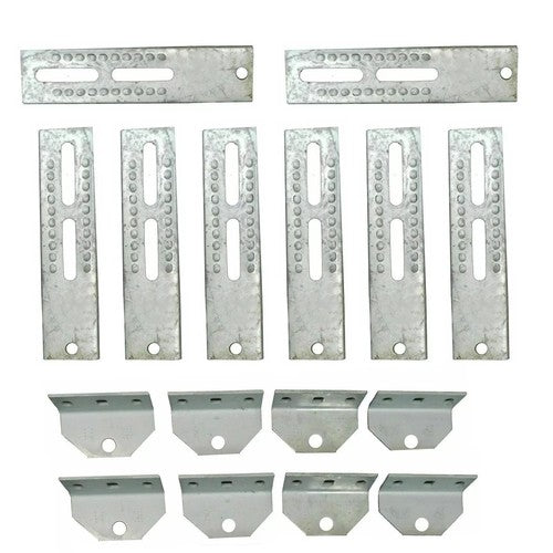 Solid Spare 8PCS 10" Tall Galvanized Boat Trailer Vertical Bunk Board Brackets Bolster