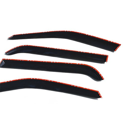 Solid Spare For Ford Explorer 2011-2019 Window Shade Visor Guards Sun Rain Shade Smoke Black