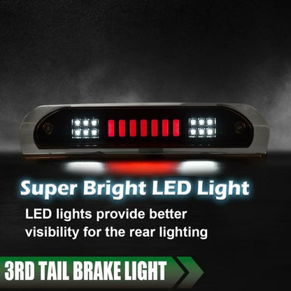 Solid Spare LED 3rd Tail Brake Light Cargo Lamp Fit For 02-09 Dodge Ram 1500 2500 3500