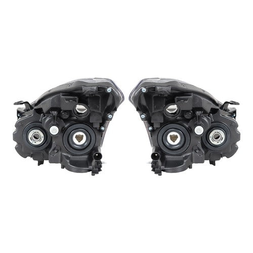 Solid Spare Right+Left Side Headlights For Nissan Rogue 2008-2013 Halogen Projector Black