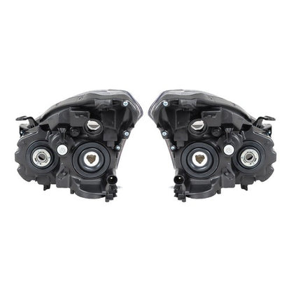 Solid Spare Right+Left Side Headlights For Nissan Rogue 2008-2013 Halogen Projector Black