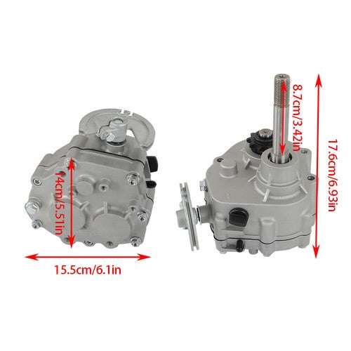 Solid Spare Transmission Forward Reverse Gear Box Replacement For Go Kart 2HP-13HP Engine