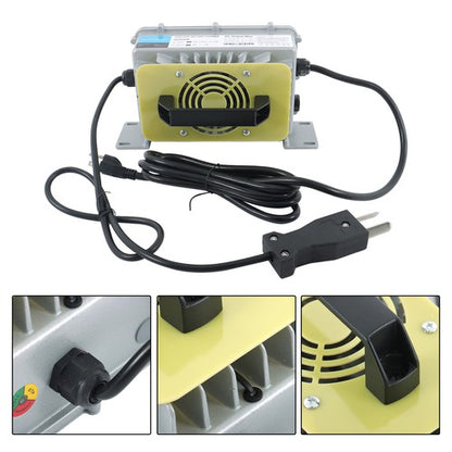 Solid Spare 36V 18A Charger Waterproof For Club Car EZGO Golf Carts With Crowfoot Plug