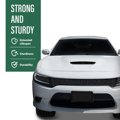 Solid Spare New Fit For 2020-2022 Dodge Charger 68422116AC Front Bumper Upper Grille Grill