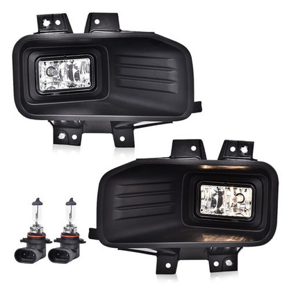 Solid Spare Fit For Ford F150 Pickup 18-20 Halogen Fog Lights Driving Lamps Left& Right Pair