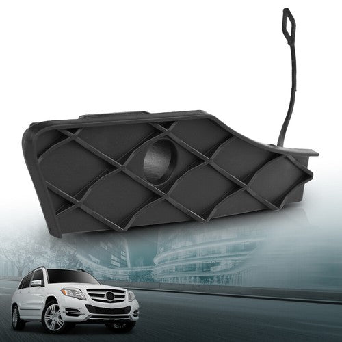 Solid Spare Front Bumper Tow Eye Hook Cover Cap Fit For 2013-2015 Mercedes GLK250 GLK350