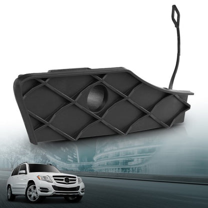 Solid Spare Front Bumper Tow Eye Hook Cover Cap Fit For 2013-2015 Mercedes GLK250 GLK350