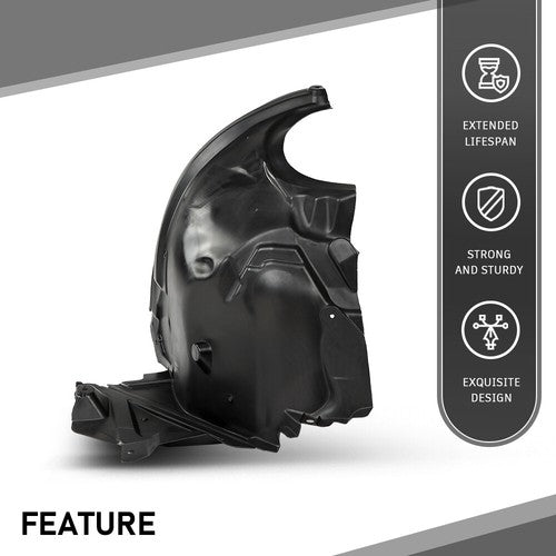 Solid Spare Front Fender Liner Rear Section Left Side Fit For 10-16 Mercedes-Benz E Class