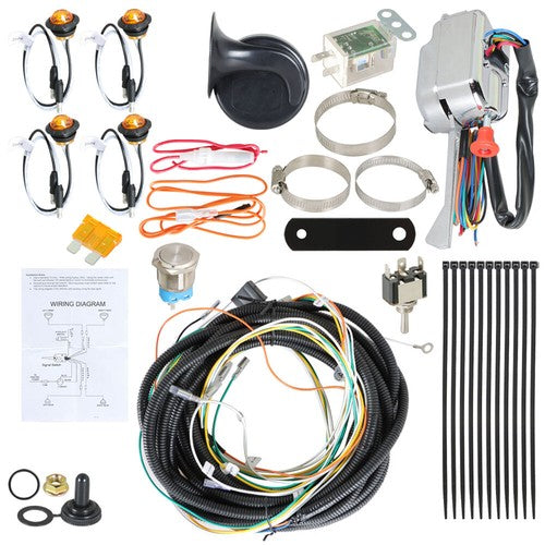 Solid Spare For Polaris Can Am Honda US LED Turn Signal Light Kit Column Turn Switch