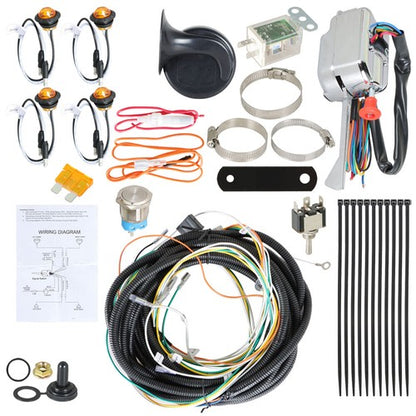 Solid Spare For Polaris Can Am Honda US LED Turn Signal Light Kit Column Turn Switch