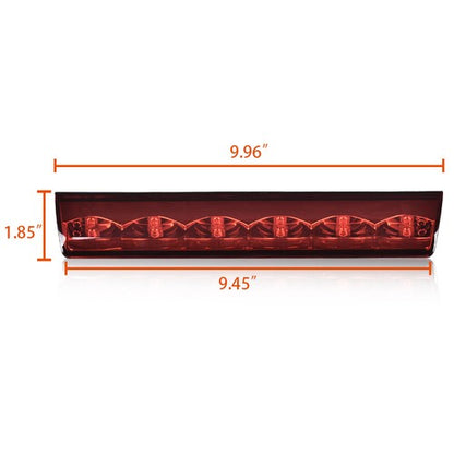 Solid Spare Red Fit For Truck Cap,Topper LED Recessed 3rd Brake Light Leer Are Century