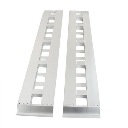 Solid Spare 84"×14" Aluminum Ramps Car Trailer Truck 1 Pair Ramps 6063 Aluminum 6000Lbs
