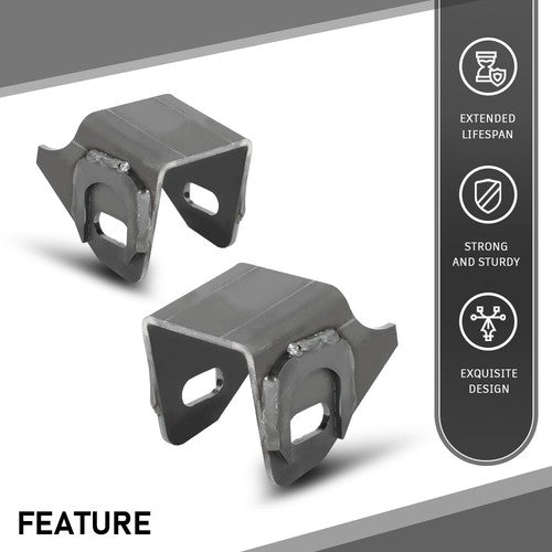 Solid Spare Lower Control Arm Mounts Fit For 1984-2006 Jeep Wrangler Cherokee Comanche