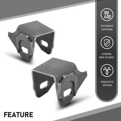 Solid Spare Lower Control Arm Mounts Fit For 1984-2006 Jeep Wrangler Cherokee Comanche