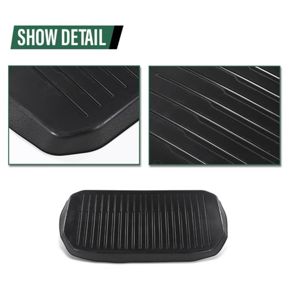 Solid Spare Fit For 20-24 Tesla Model Y TPE Front+Rear Trunk Mats Storage Cargo Liner