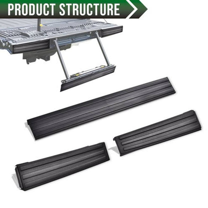 Solid Spare Fit For 2009-2014 Ford F150 Flexible Flex Step Tailgate Molding Trim Black New