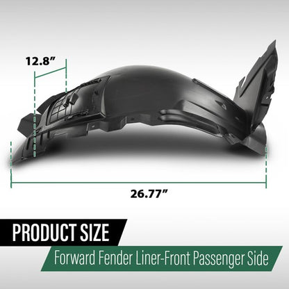 Solid Spare Fender Liner For 12-15 Mercedes ML350 16-18 GLE350 17-19 GLE43 AMG Front Right