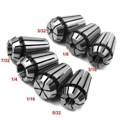 Solid Spare Spring Collet ER11 Set For CNC Milling Lathe Tool Engraving Machine 7Pcs