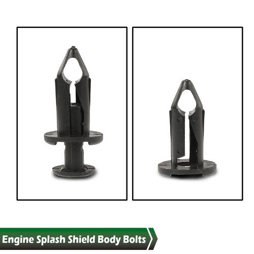 Solid Spare Engine Splash Shield Body Bolts Screws Fender Bumper Clip Rivets kit