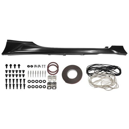 Fits 2022-2024 Toyota GR86 Subaru BRZ TRD Style Black Side Skirts (ABS)